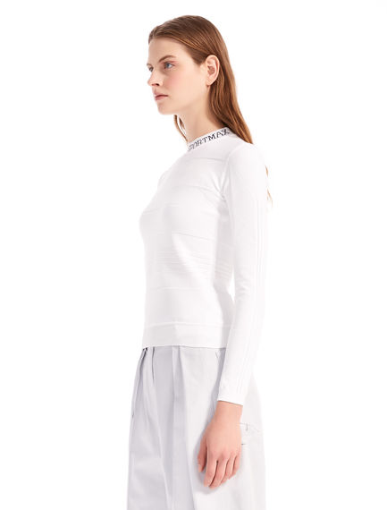 Maglia con righe 3D