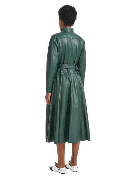 Cappotto biker in nappa