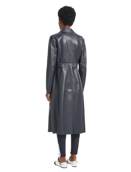 Trench sartoriale in pelle