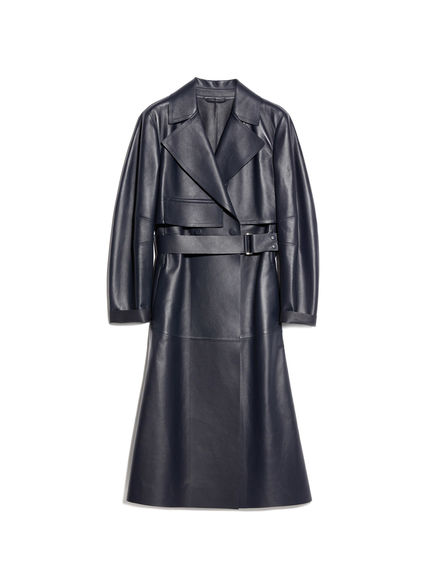 Trench sartoriale in pelle