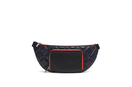 Belt bag in nappa trapuntata