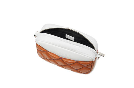 Pochette in nappa trapuntata