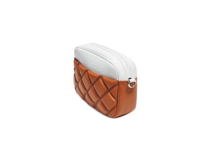 Pochette in nappa trapuntata