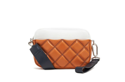 Pochette in nappa trapuntata