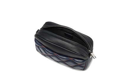 Pochette in nappa trapuntata