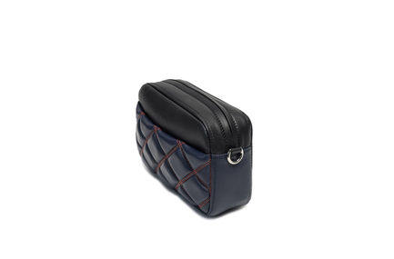 Pochette in nappa trapuntata