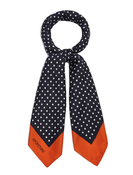 Sciarpa in twill stampato