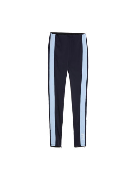 Leggings con zip alla caviglia