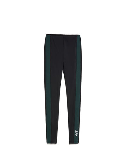 Leggings con zip alla caviglia