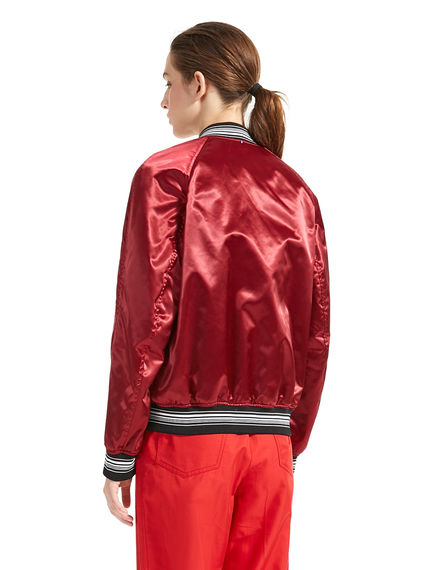 Giacca bomber in raso