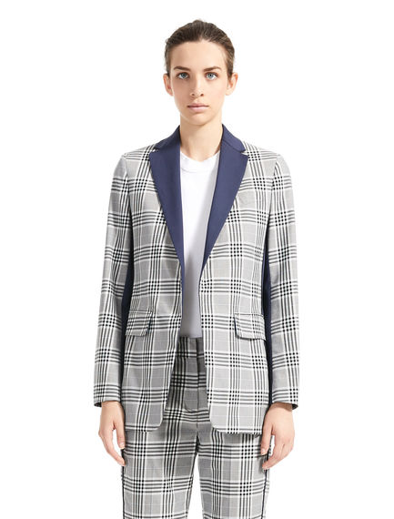 Blazer con motivo check