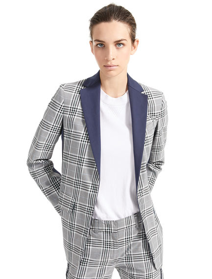Blazer con motivo check