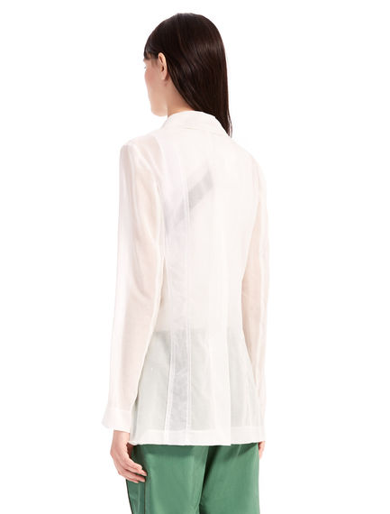 Blazer in organza di cotone