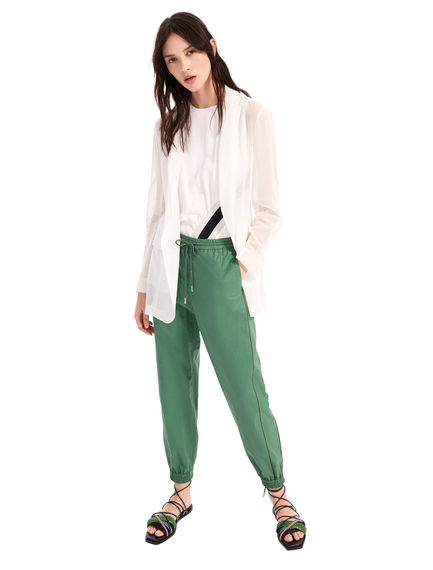 Blazer in organza di cotone