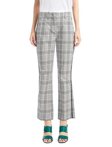 Pantaloni con motivo check