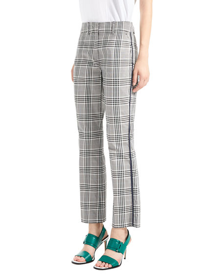 Pantaloni con motivo check