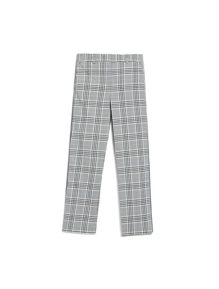 Pantaloni con motivo check