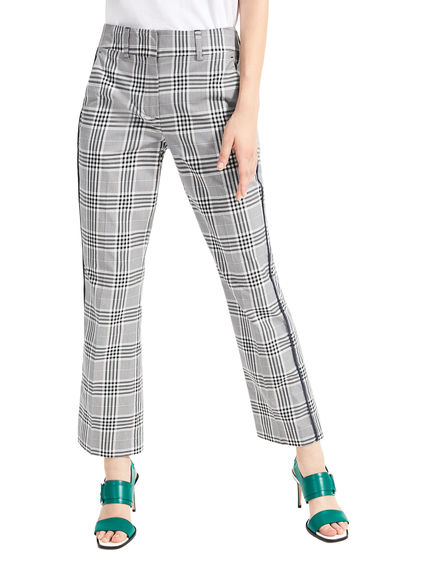 Pantaloni con motivo check