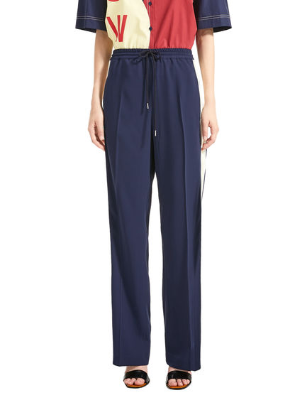 Pantaloni jogging con inserti a contrasto