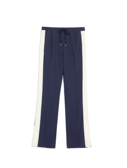 Pantaloni jogging con inserti a contrasto