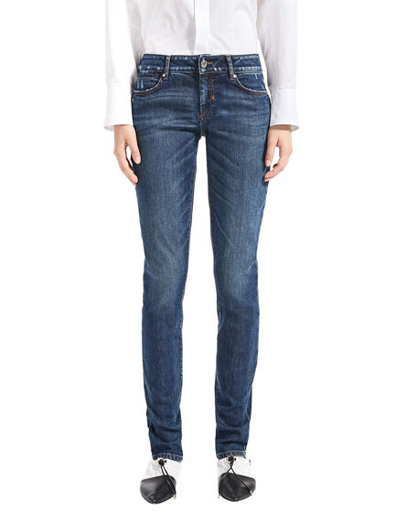Jeans skinny con dettagli destroyed