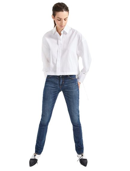 Jeans skinny con dettagli destroyed
