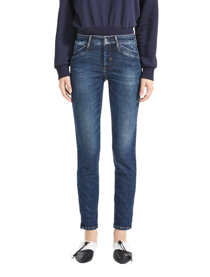 Jeans super skinny con zip
