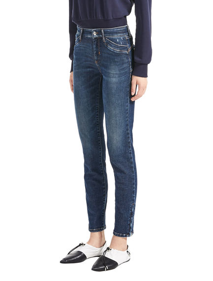 Jeans super skinny con zip
