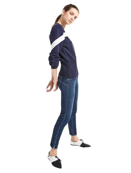 Jeans super skinny con zip