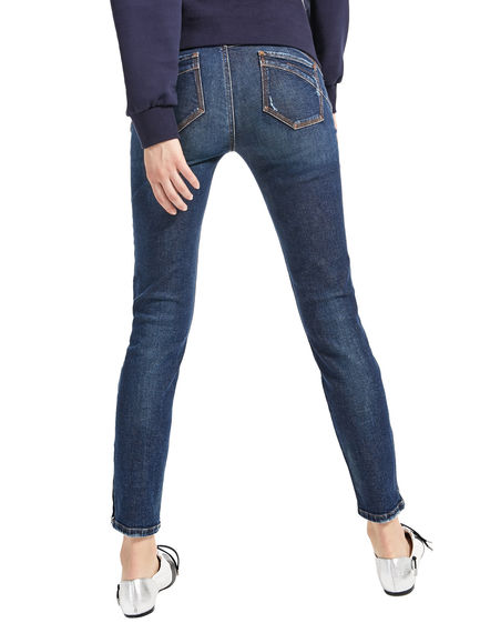 Jeans super skinny con zip