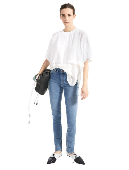 Jeans skinny con lavaggio medio
