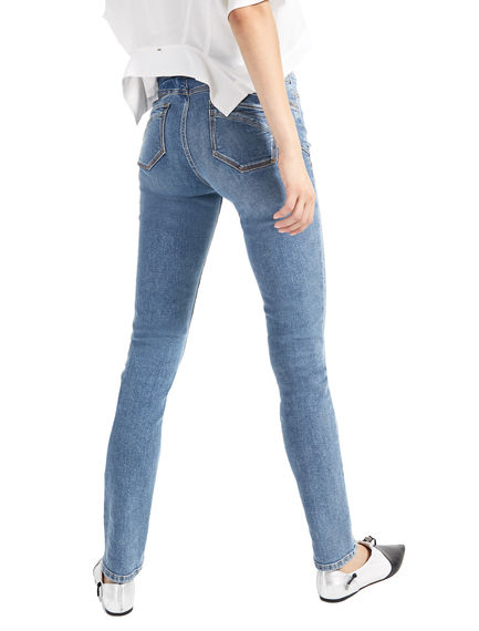 Jeans skinny con lavaggio medio