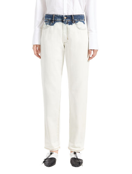 Jeans boyfriend sbiancati