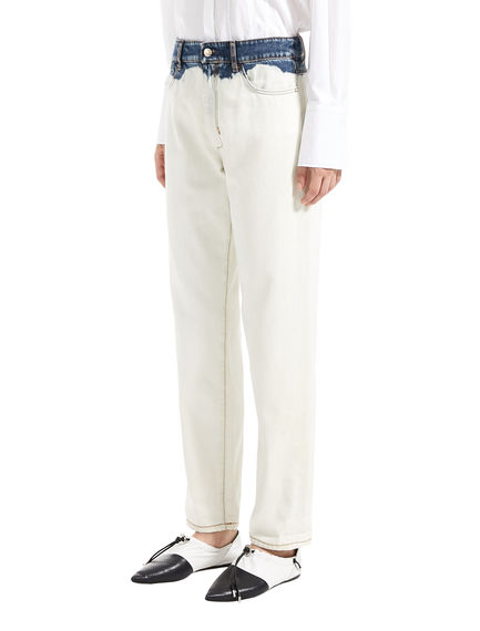 Jeans boyfriend sbiancati