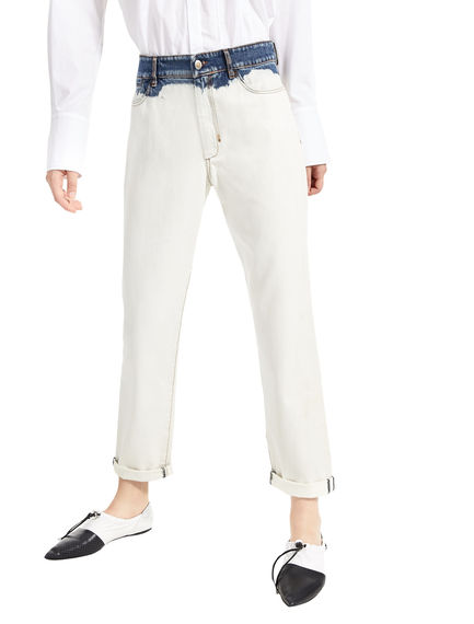 Jeans boyfriend sbiancati