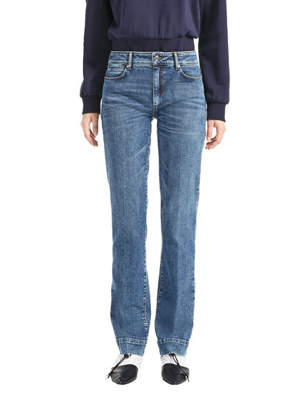 Jeans slim a gamba dritta