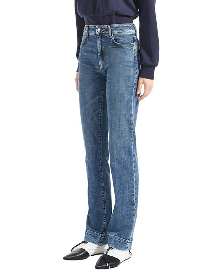Jeans slim a gamba dritta