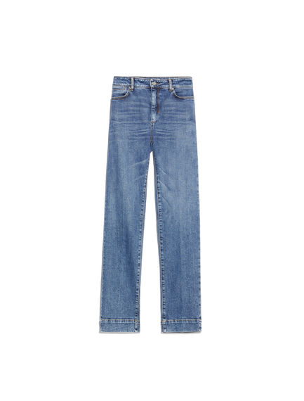 Jeans slim a gamba dritta