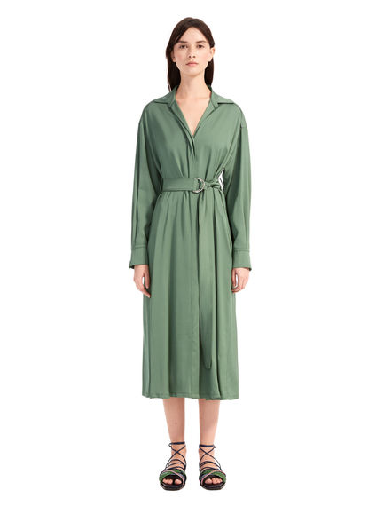 Abito chemisier in stile militare