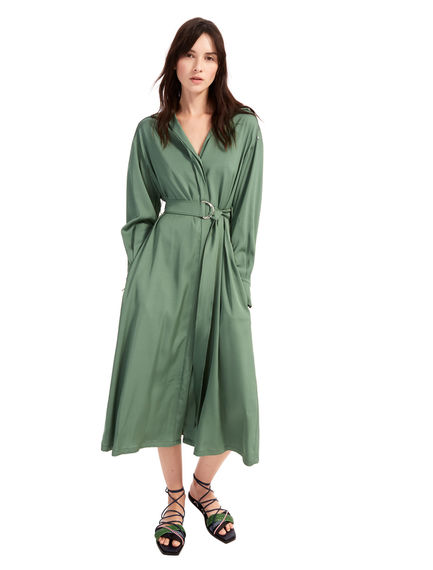 Abito chemisier in stile militare