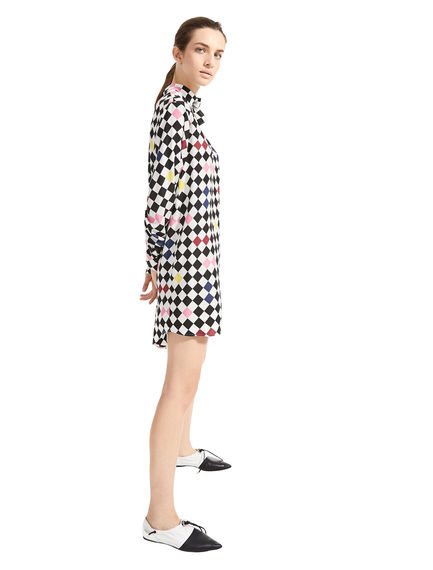 Tunica con stampa damier