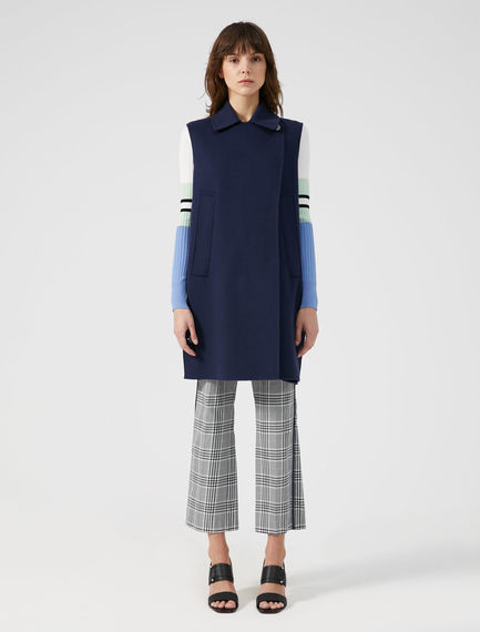 Gilet in lana bicolor