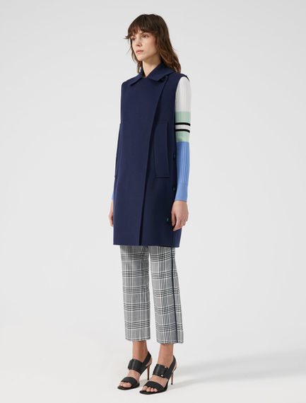 Gilet in lana bicolor