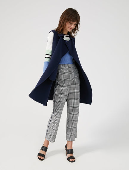 Gilet in lana bicolor