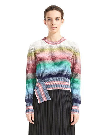 Maglia a righe dégradé