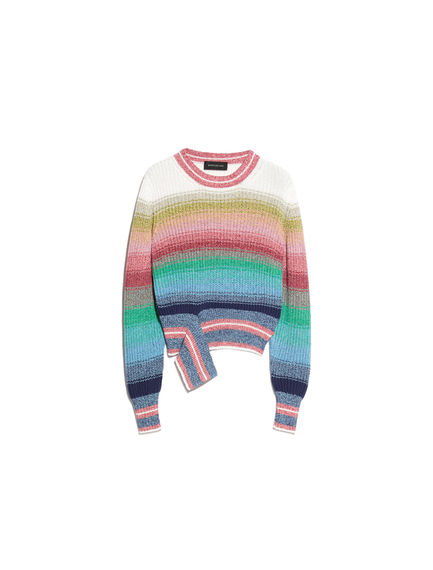Maglia a righe dégradé