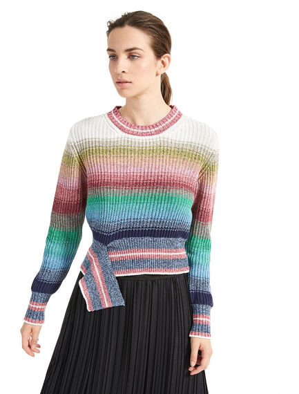 Maglia a righe dégradé