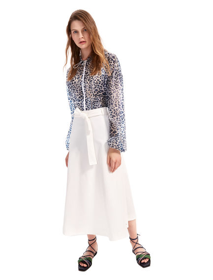 Bomber impermeabile con stampa animalier