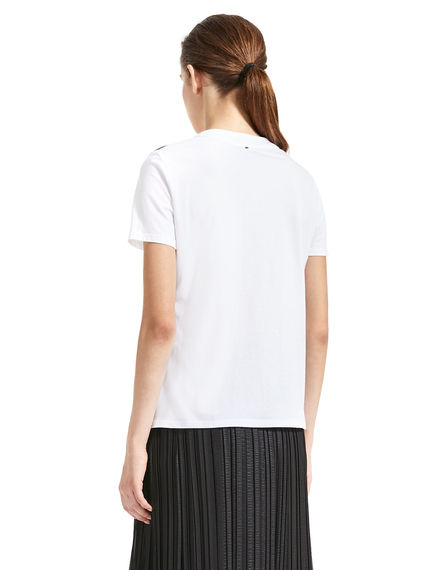 T-shirt con paillette pop-art