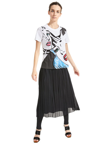 T-shirt con paillette pop-art